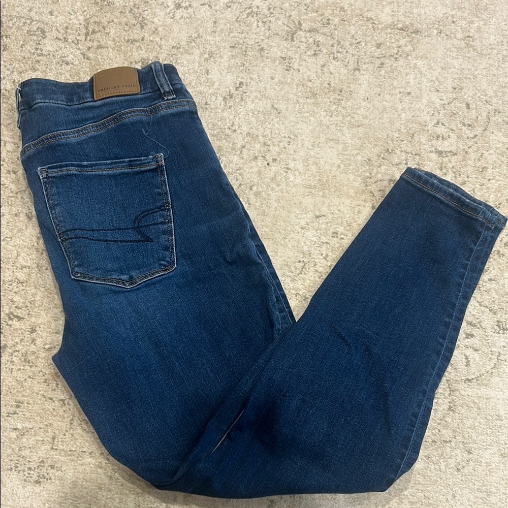 Dark Blue Denim Jeans